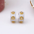 Silky Stars Floral Earrings 5334