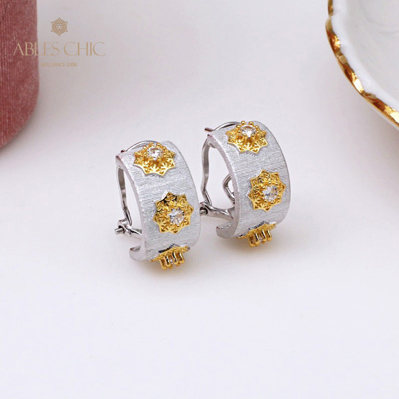 Silky Stars Floral Earrings 5334