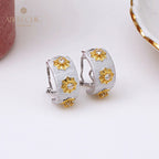 Silky Stars Floral Earrings 5334