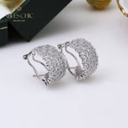 Airy Lace Honeycomb Earrings 5106