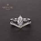 Pezzottaite Wedding Ring R0386