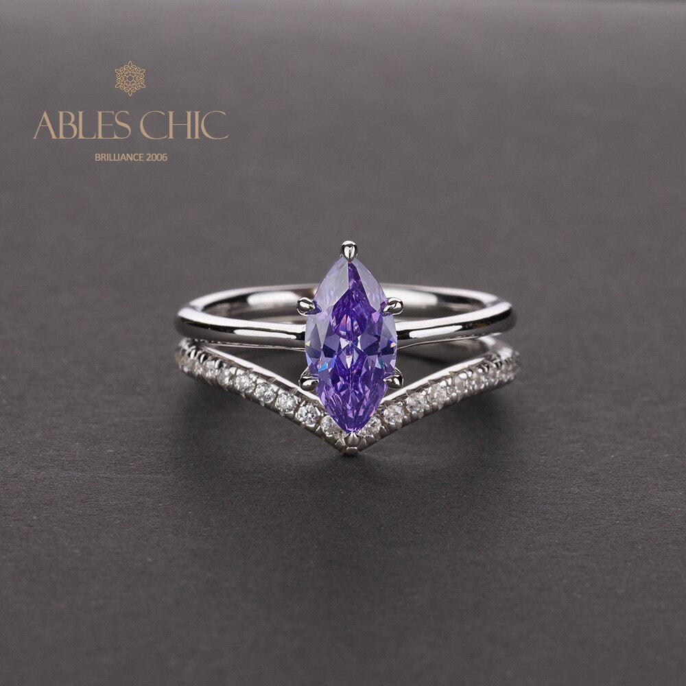 Pezzottaite Wedding Ring R0386