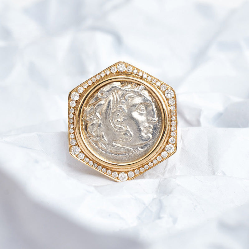 Byzantine Heracles Medallion Ring