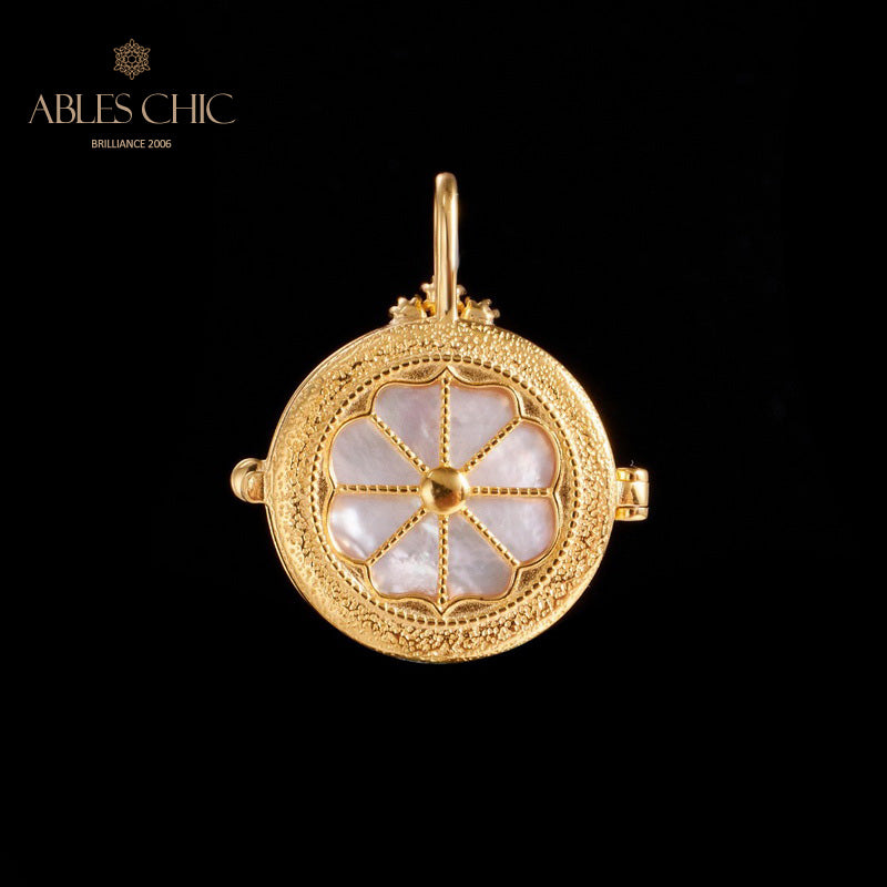 Pocket Watch Locket Necklace 5788