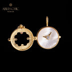 Pocket Watch Locket Necklace 5788