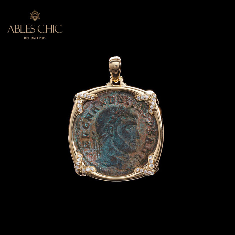 Roman Lira Coin Pendant Only