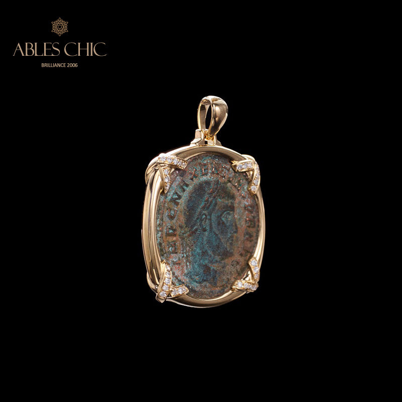 Roman Lira Coin Pendant Only