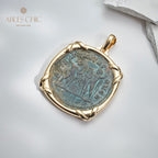 Roman Lira Coin Pendant Only