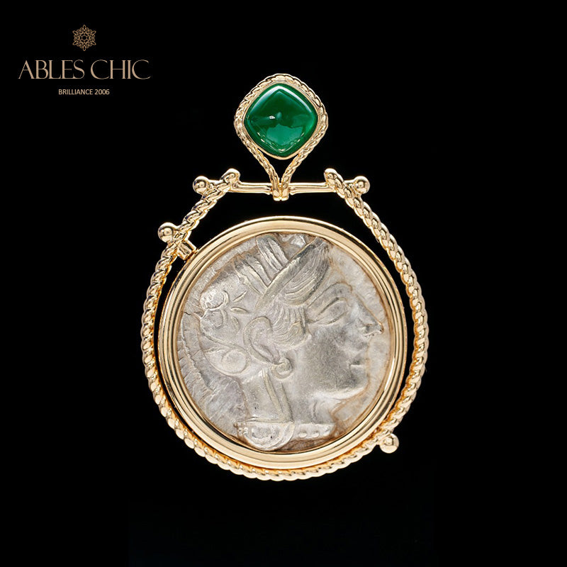 Athena Reversible Medallion Pendant Only