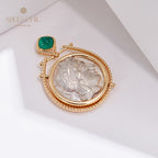 Athena Reversible Medallion Pendant Only