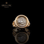 Roman Lion Coin Ring