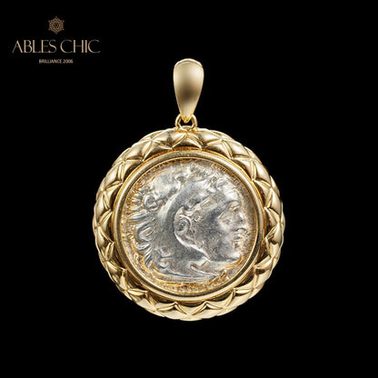 Byzantine Zeus Flip Coin Pendant Only