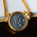 Greek Antique Coin Necklace 6043