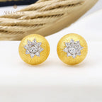 Dome Star Floral Earrings 5091