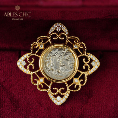 Pendentif en filigrane Hercules Coin uniquement