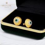Dome Star Floral Earrings 5091