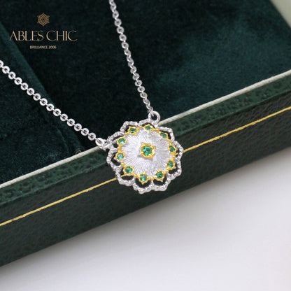 Collier Floral Soyeux 5327