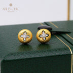 Clover Dome Silky Earrings 5087