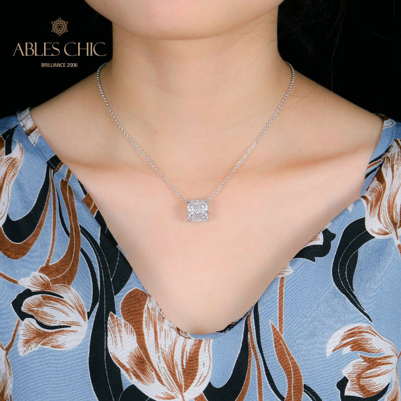 Lacy Filigree Pendant Necklace 6567