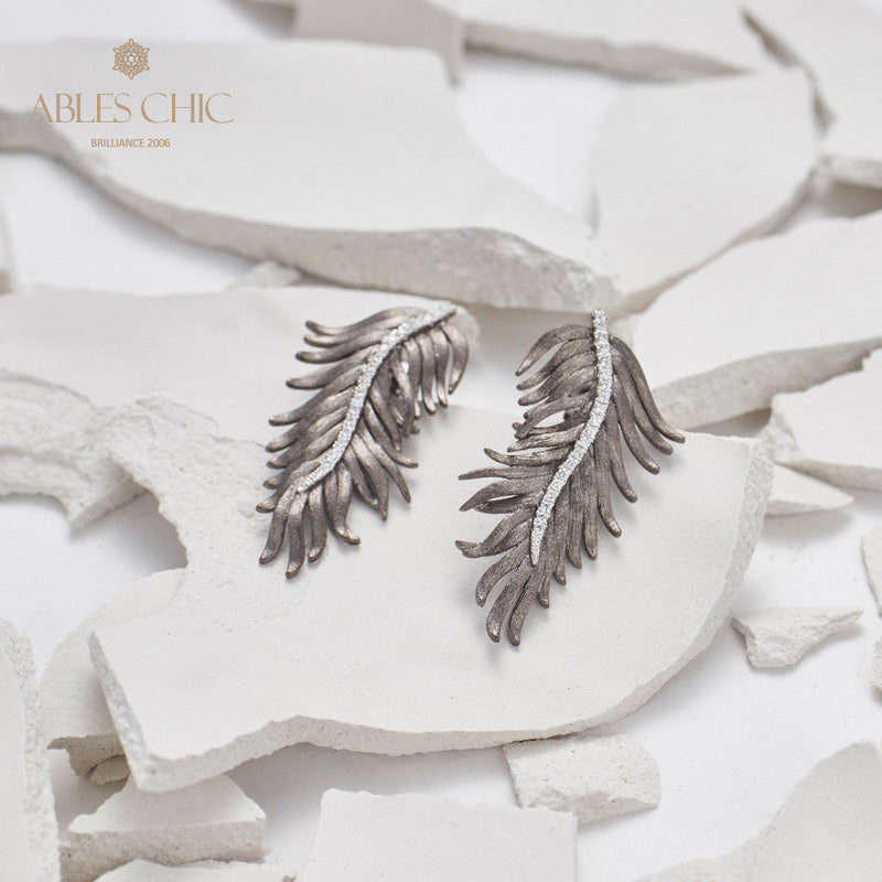 Antique Pine Needle Chandelier Earrings 5991