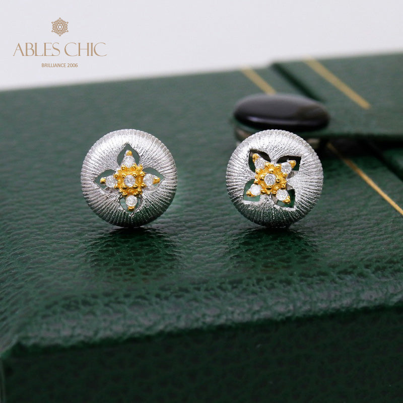 Clover Dome Silky Earrings 5087