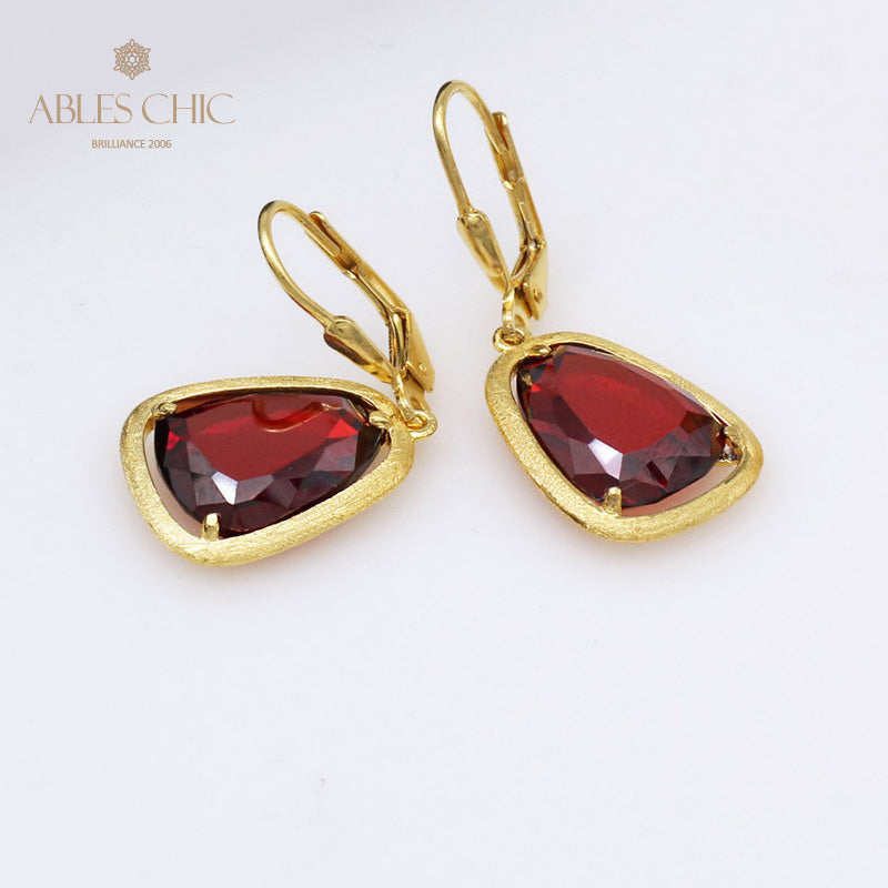 Boucles d'oreilles couleur CZ pierres précieuses C11E4S25184