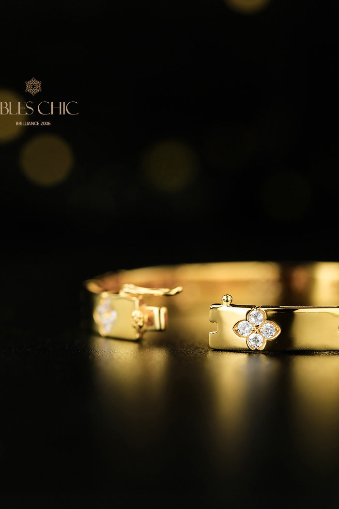 High Polished Clovers Bracelet 203707