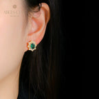 Solatiare Sapphire Star Earrings 5471