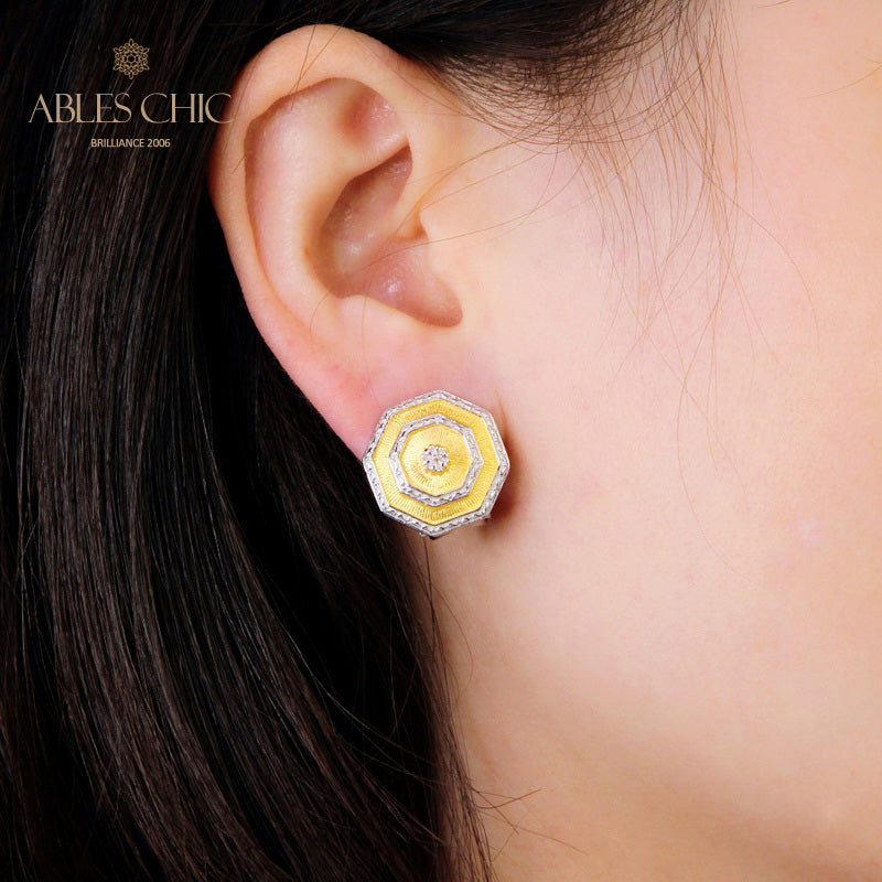 Silky Shield Symmetry Earrings 5396