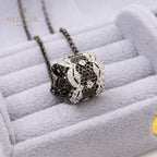 Lacy Filigree Pendant Necklace 6567