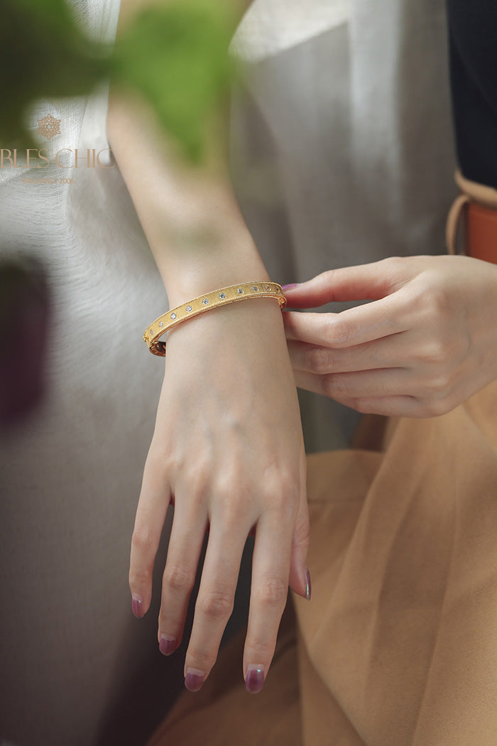 Zircon Clovers Celtic Bracelet 5775