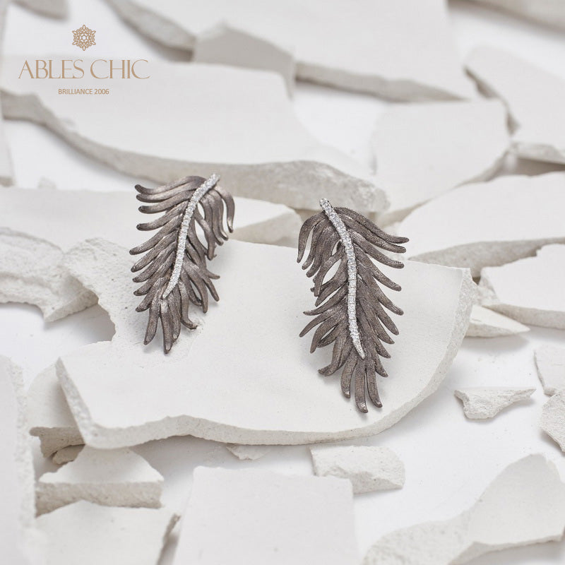 Antique Pine Needle Chandelier Earrings 5991