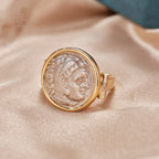 Byzantium Heracles Lira Coin Ring