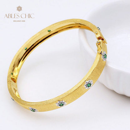 Emerald Blossom Stars Bracelet 5177