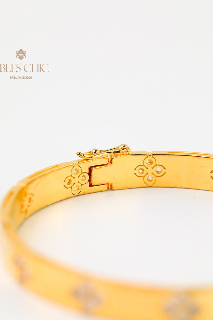 High Polished Clovers Bracelet 203707