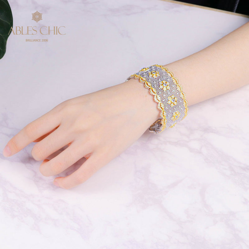 Airy Lace Floral Bracelet 5164