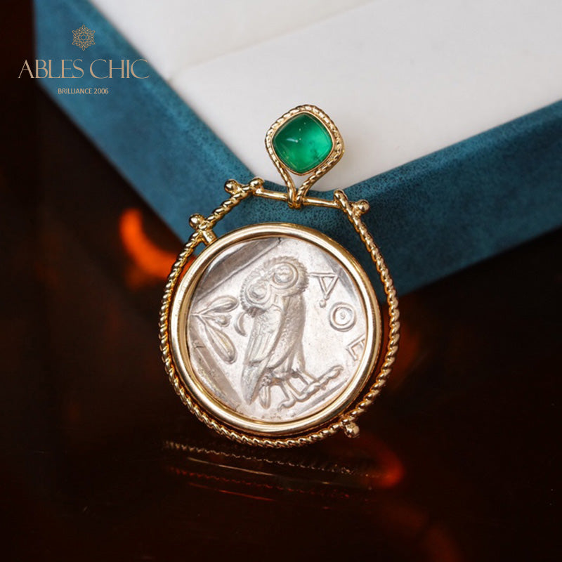 Athena Reversible Medallion Pendant Only