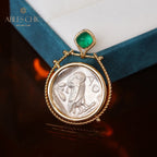 Athena Reversible Medallion Pendant Only