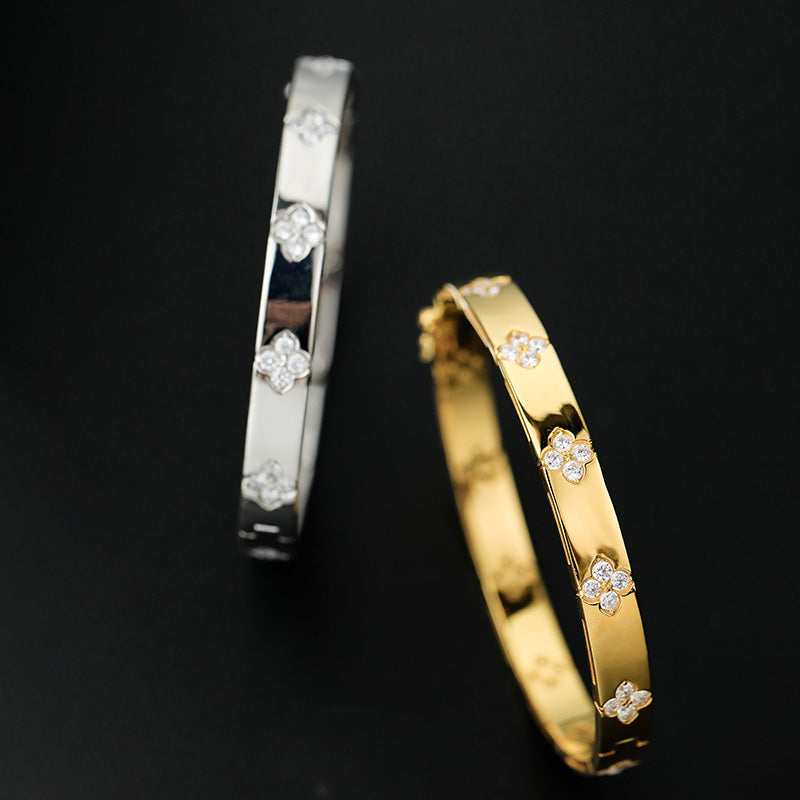 High Polished Clovers Bracelet 203707