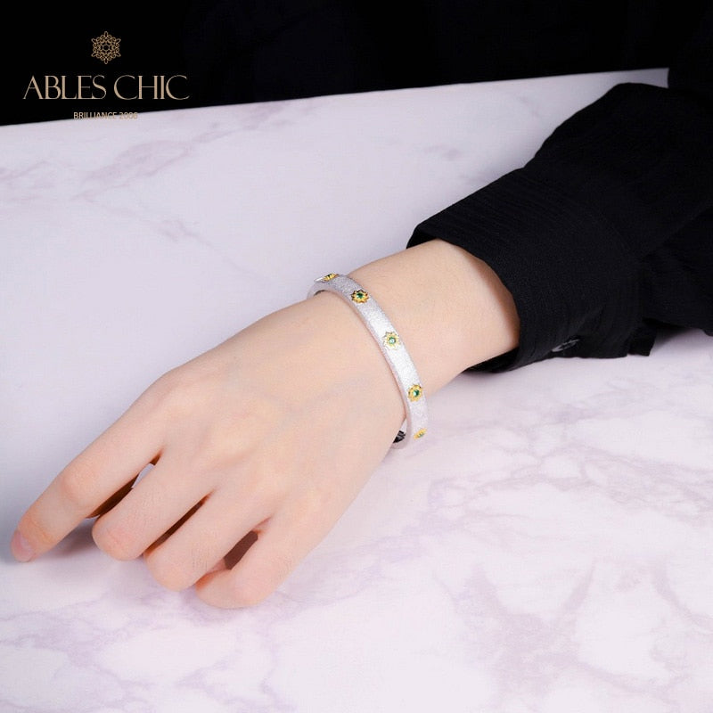 Emerald Blossom Stars Bracelet 5177