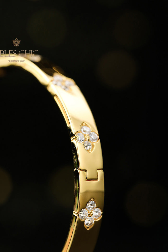 High Polished Clovers Bracelet 203707