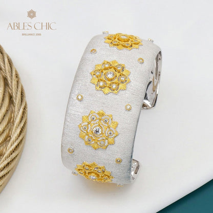 Fabric Pattern Floral Bracelet 5650