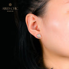 Clover Dome Silky Earrings 5087