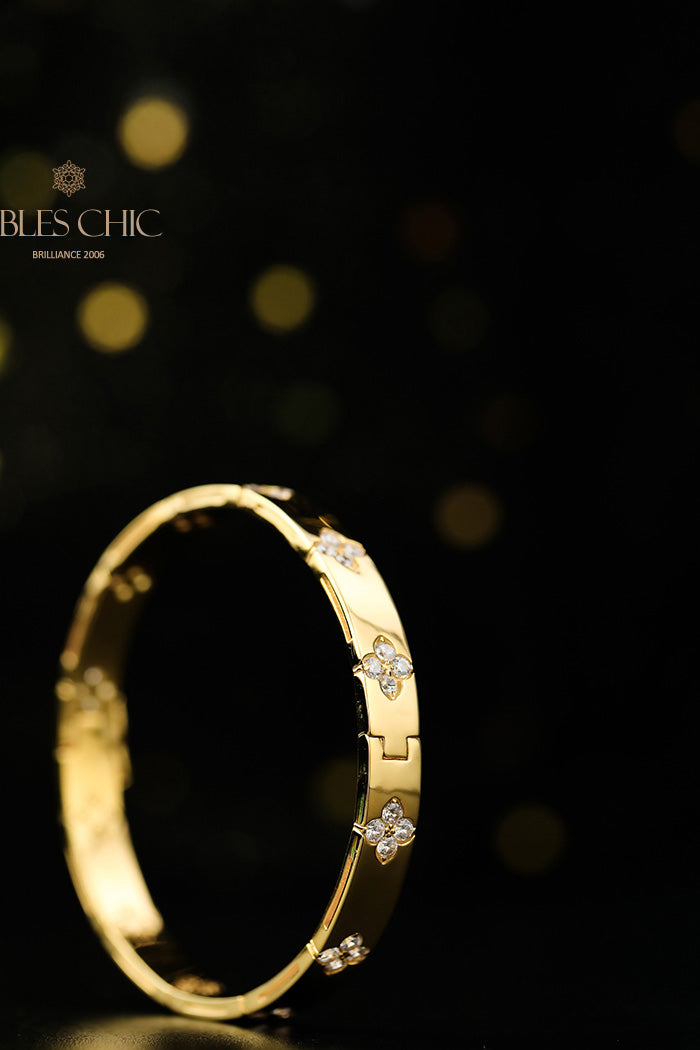 High Polished Clovers Bracelet 203707