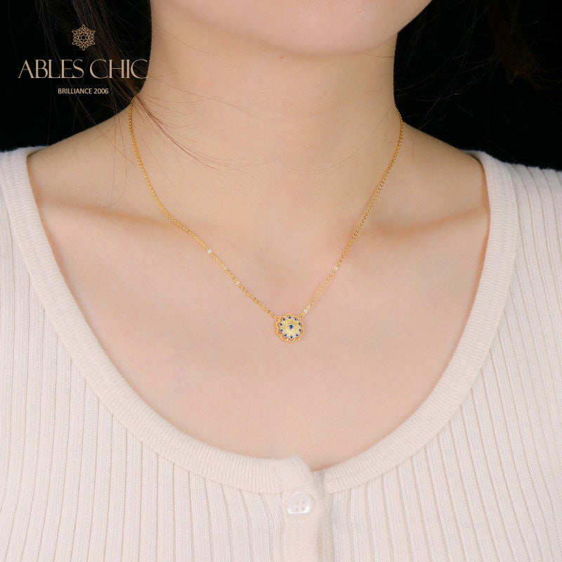 Collier Floral Soyeux 5327