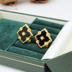 Clover Star Floral Earrings 5035