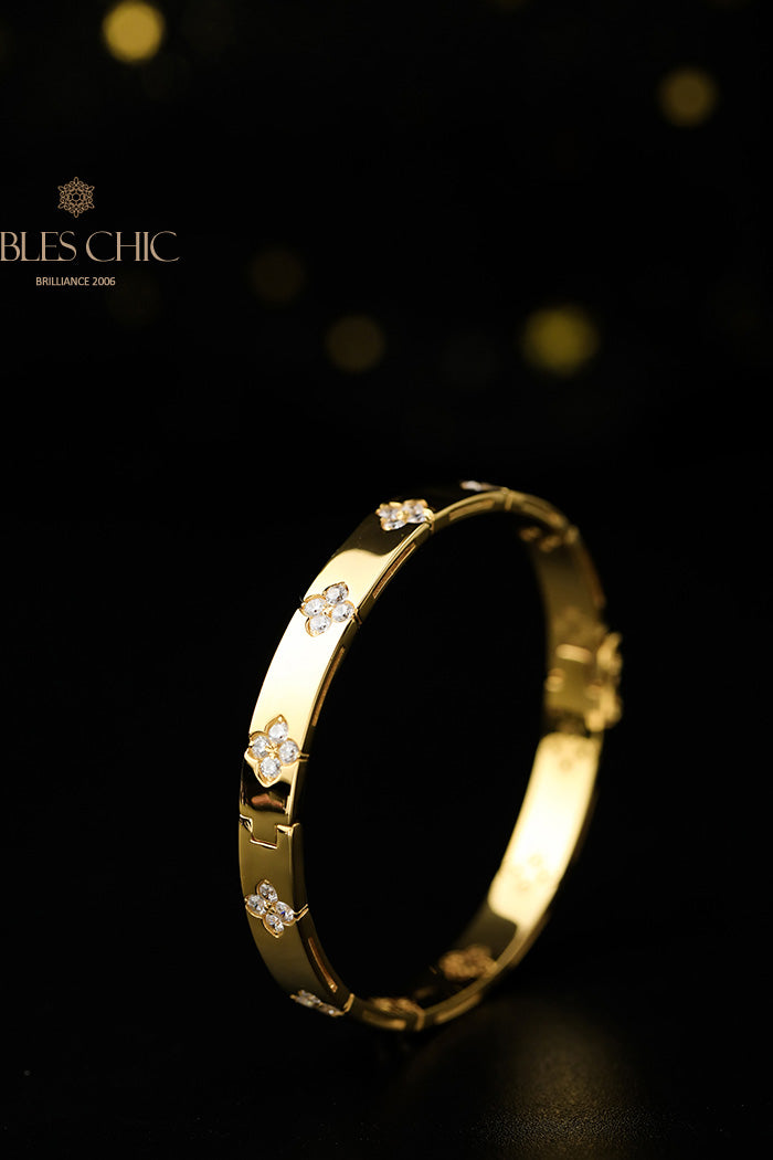 High Polished Clovers Bracelet 203707