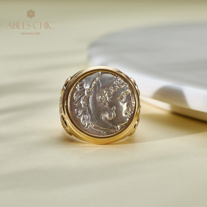 Byzantine Heracles Coin Ring