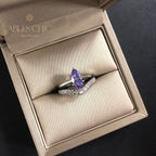 Pezzottaite Wedding Ring R0386