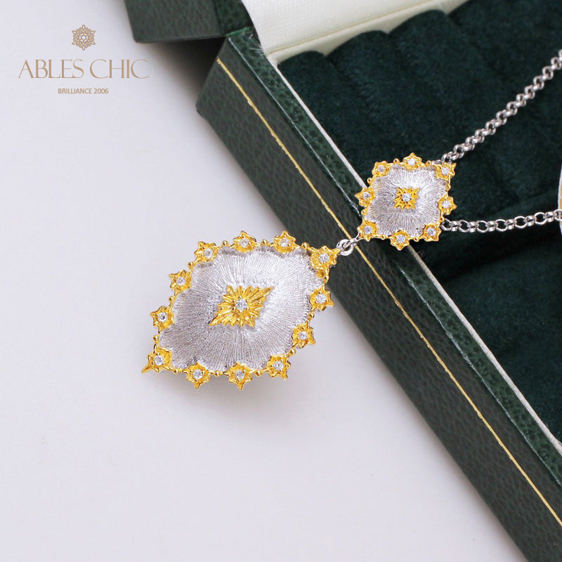 Collier Floral Étoiles Soyeuses 5271